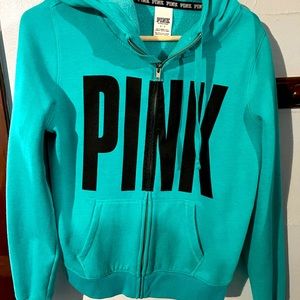 Womens small Pink Victoria Secret zip up